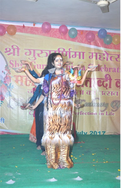 students have performed beautiful dance on peace of lord shiv