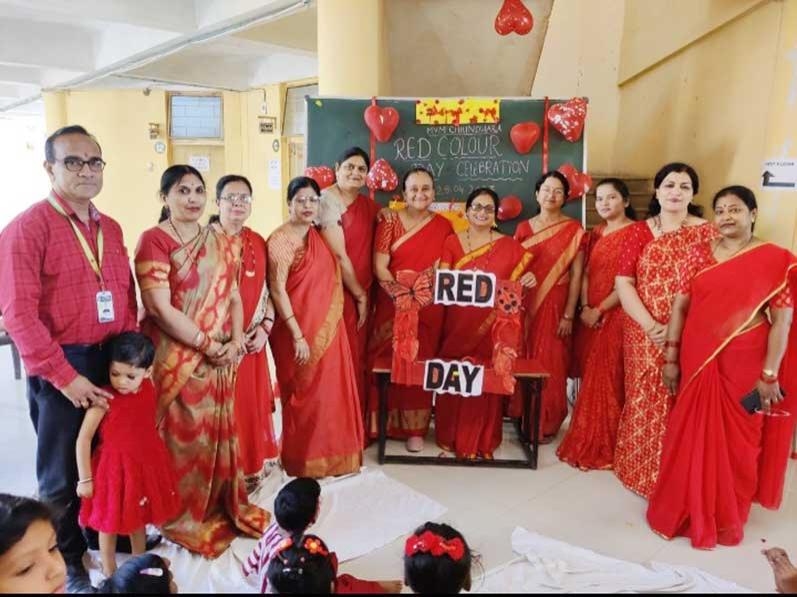 MVM CHINDWARA : Red Day celebration at MVM Chhindwara.