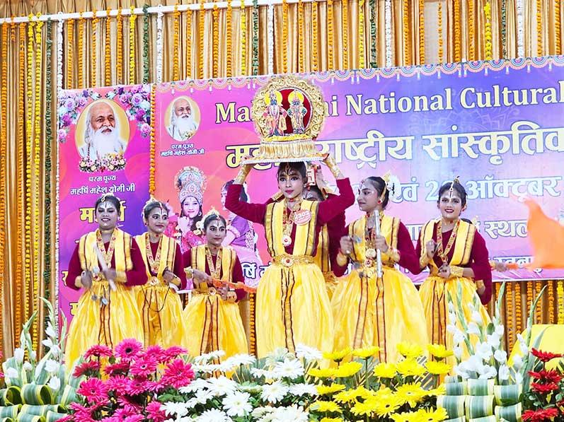 Maharishi National Cultural Celebration 2023 started with full enthusiasm at Maharishi Mangalam Bhawan, Ratanpur Bhopal.