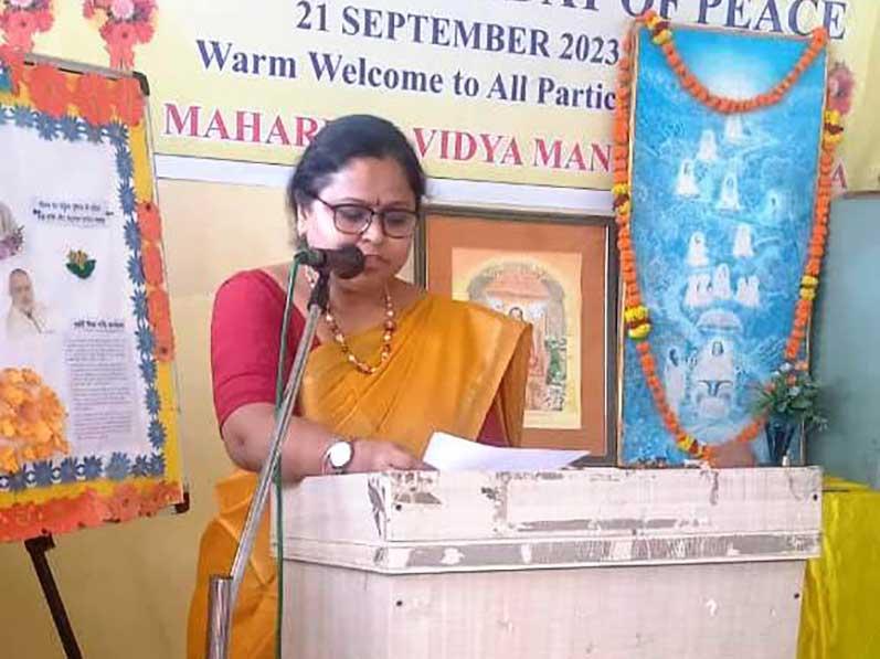 MVM Trilanga Bhopal: International Day of Peace was celebrated at Maharishi Vidya Mandir Trilanga Bhopal.